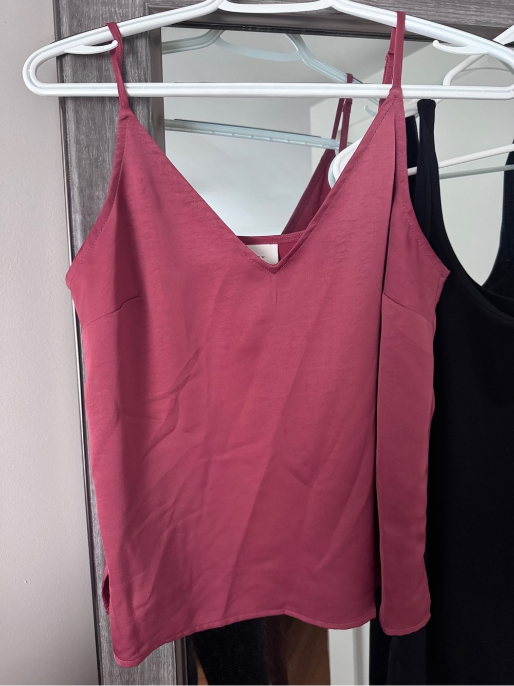 a new day Mauve V-Neck Spaghetti Strap Camisole